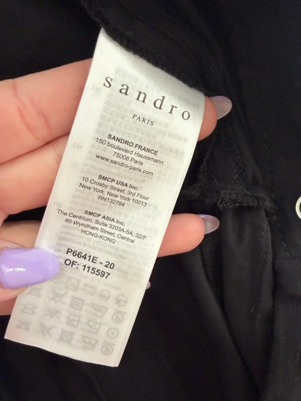 Sandro Black Nayane Linen Romper - Picture 3 of 5